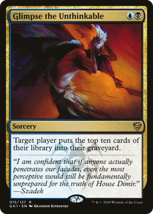 {R} Glimpse the Unthinkable [Guilds of Ravnica Guild Kit][GK1 015]