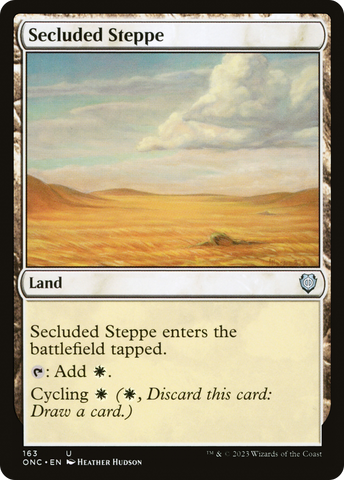 {C} Secluded Steppe [Phyrexia: All Will Be One Commander][ONC 163]