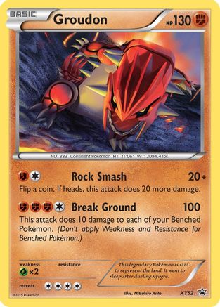 [PKM-R] Groudon (XY52) [XY: Black Star Promos]