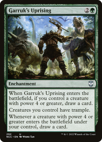 {C} Garruk's Uprising [Streets of New Capenna Commander][NCC 292]