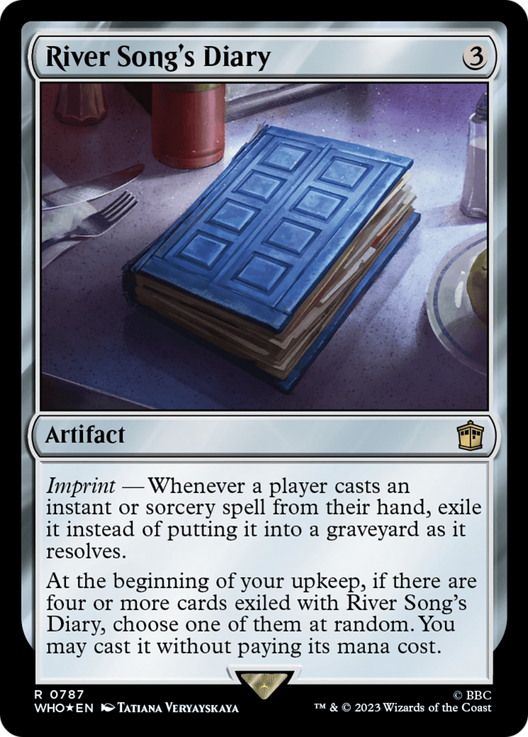 {R} River Song's Diary (Surge Foil) [Doctor Who][WHO 787]
