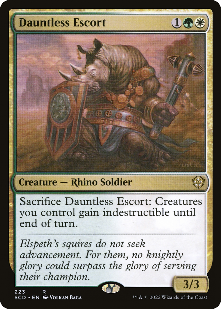 {R} Dauntless Escort [Starter Commander Decks][SCD 223]