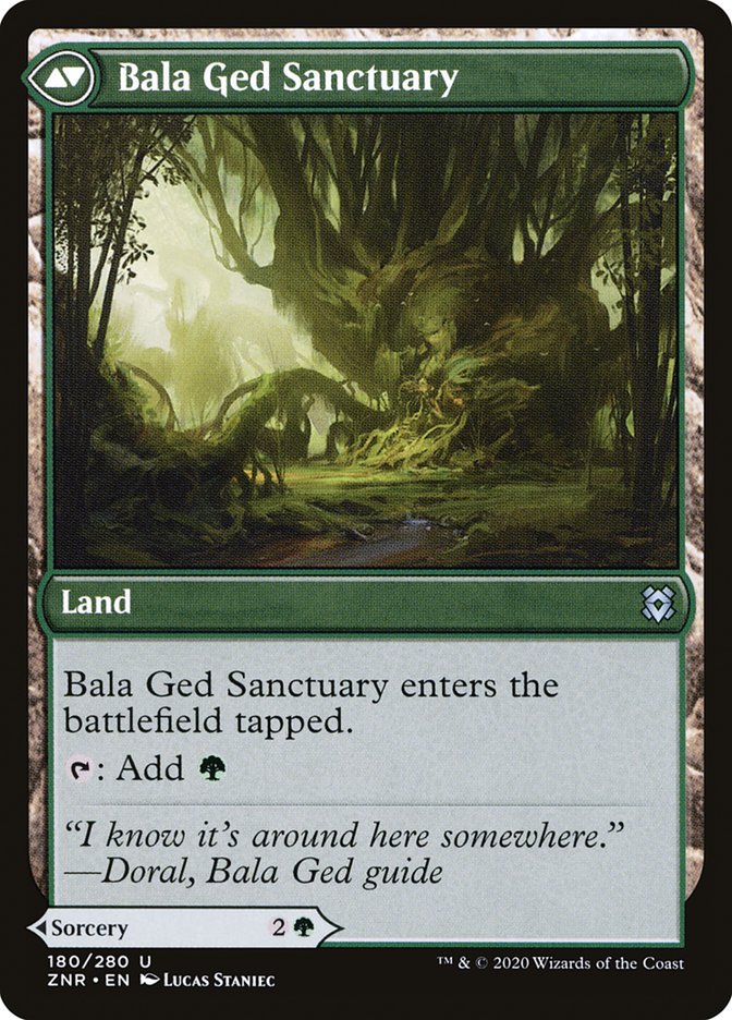 {C} Bala Ged Recovery // Bala Ged Sanctuary [Zendikar Rising][ZNR 180]