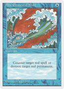 {C} Blue Elemental Blast [Fourth Edition][4ED 063]