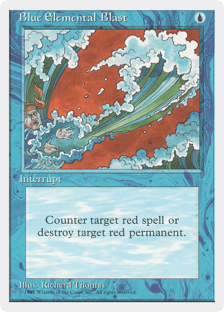 {C} Blue Elemental Blast [Fourth Edition][4ED 063]