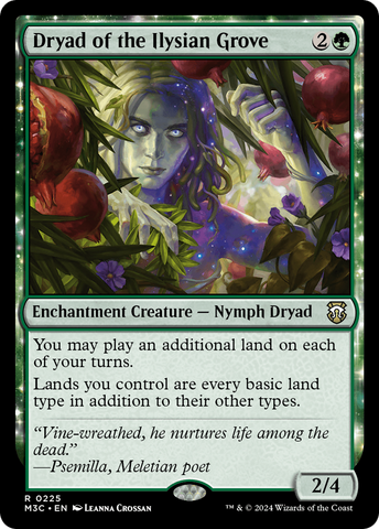 {R} Dryad of the Ilysian Grove [Modern Horizons 3 Commander][M3C 225]