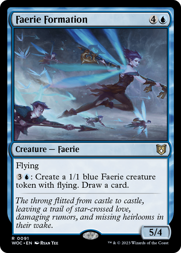 {R} Faerie Formation [Wilds of Eldraine Commander][WOC 091]