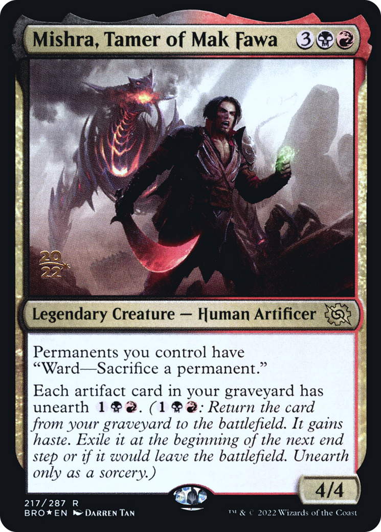 {R} Mishra, Tamer of Mak Fawa [The Brothers' War: Prerelease Promos][PR BRO 217]