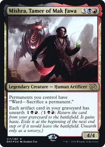 {R} Mishra, Tamer of Mak Fawa [The Brothers' War: Prerelease Promos][PR BRO 217]