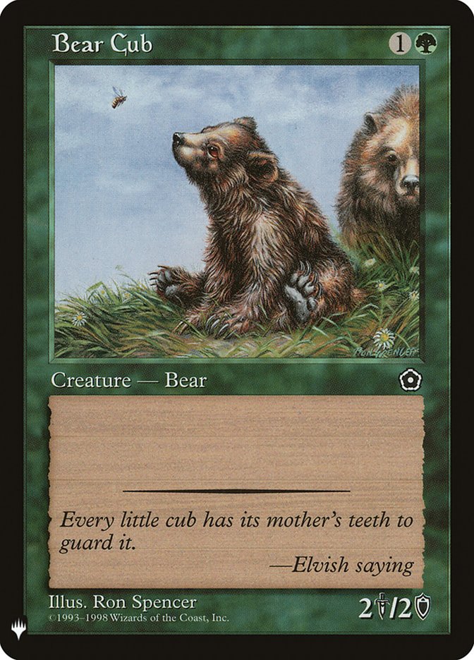 {C} Bear Cub [Mystery Booster][MB1 P02 123]