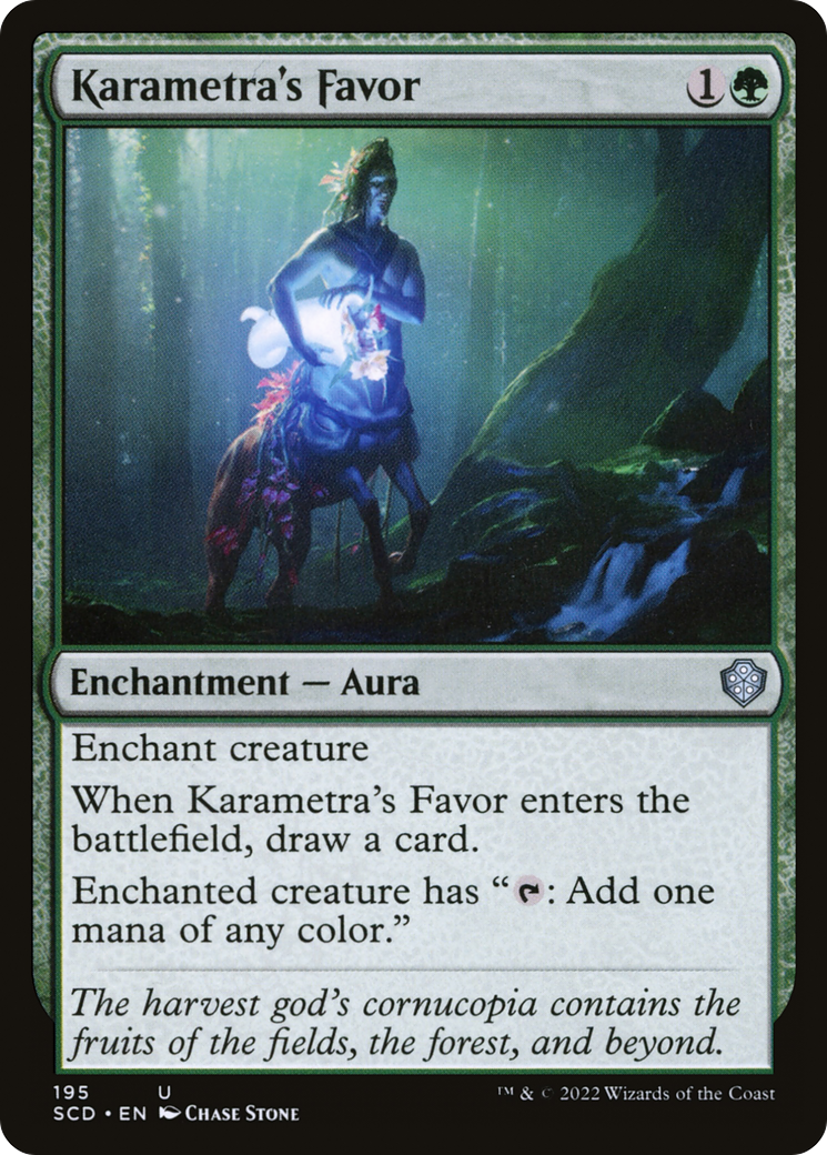 {C} Karametra's Favor [Starter Commander Decks][SCD 195]