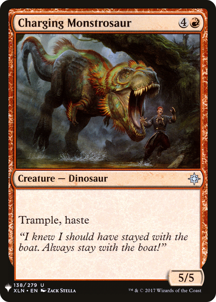 {C} Charging Monstrosaur [Mystery Booster][LS XLN 138]