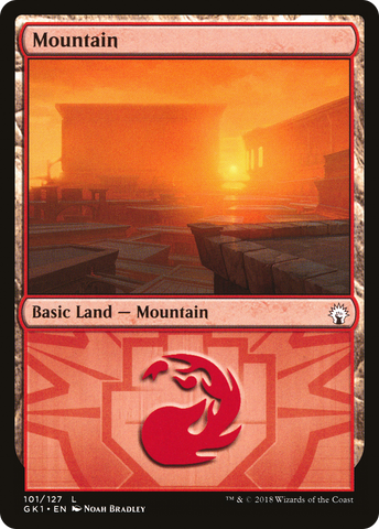 {B}[GK1 101] Mountain (101) [Guilds of Ravnica Guild Kit]
