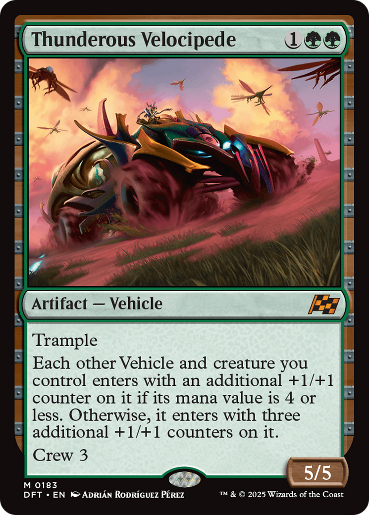 {@R} Thunderous Velocipede [Aetherdrift][DFT 183]