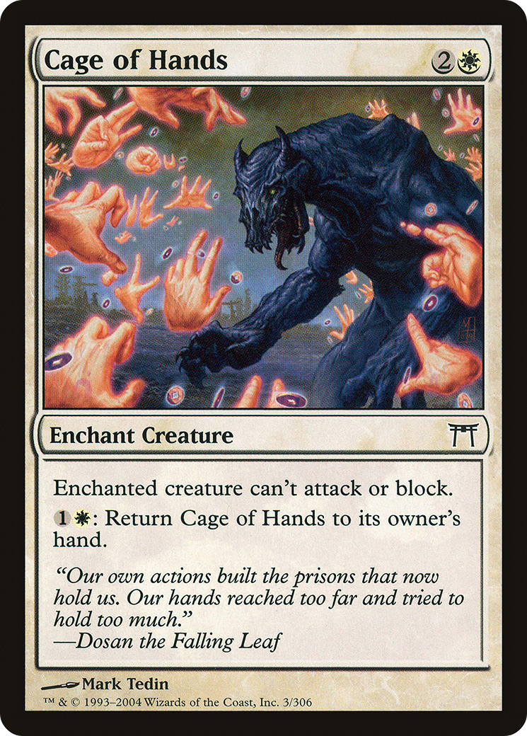 {C} Cage of Hands [Champions of Kamigawa][CHK 003]