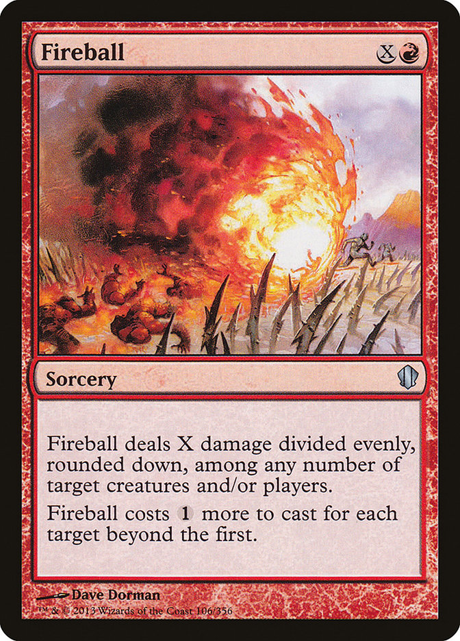 {C} Fireball [Commander 2013][C13 106]