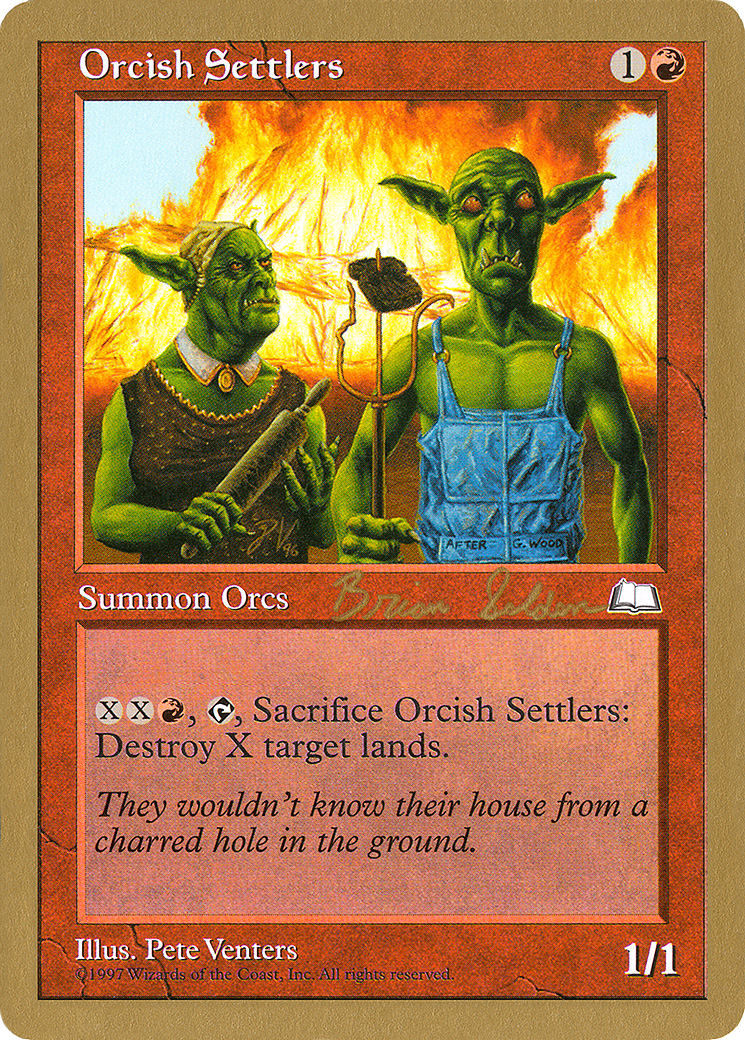 {C} Orcish Settlers (Brian Selden) [World Championship Decks 1998][GB WC98 BS112B]