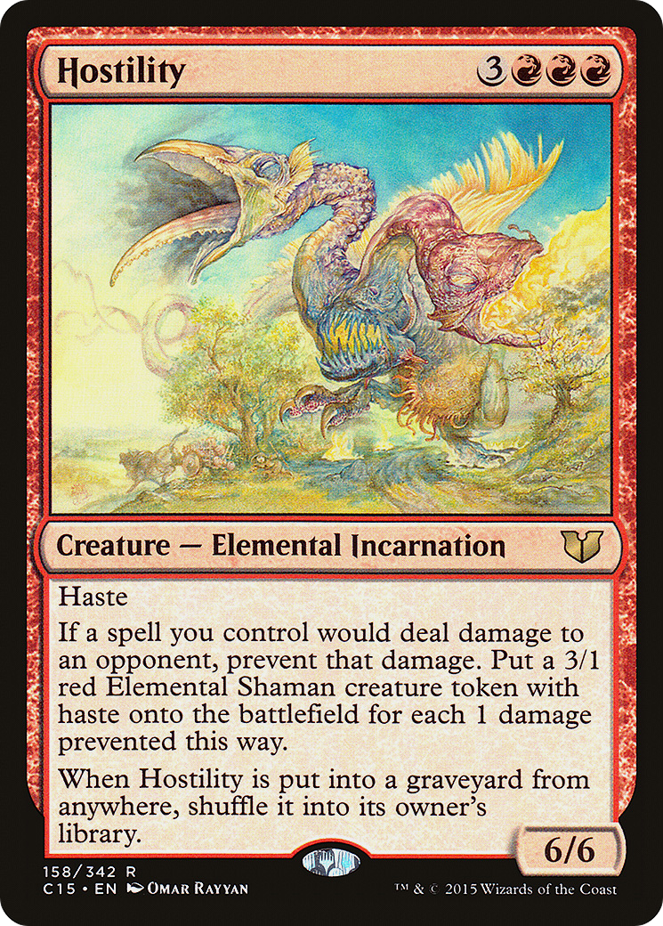 {R} Hostility [Commander 2015][C15 158]