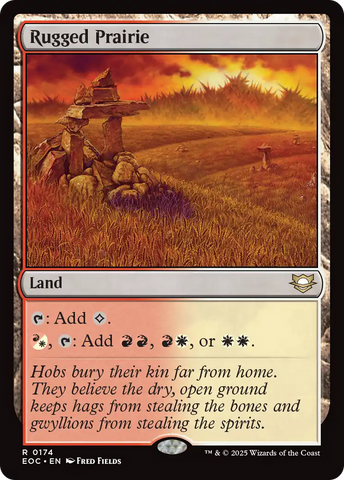 {@@ EOC R} Rugged Prairie [Edge of Eternities Commander][EOC 174]
