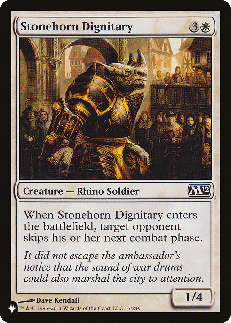 Stonehorn Dignitary [LIST 37/249]