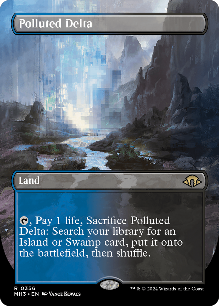 {R} Polluted Delta (Borderless) [Modern Horizons 3][MH3 356]