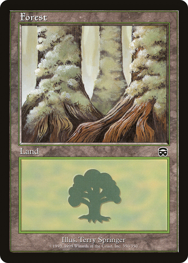 {B}[MMQ 350] Forest (350) [Mercadian Masques]