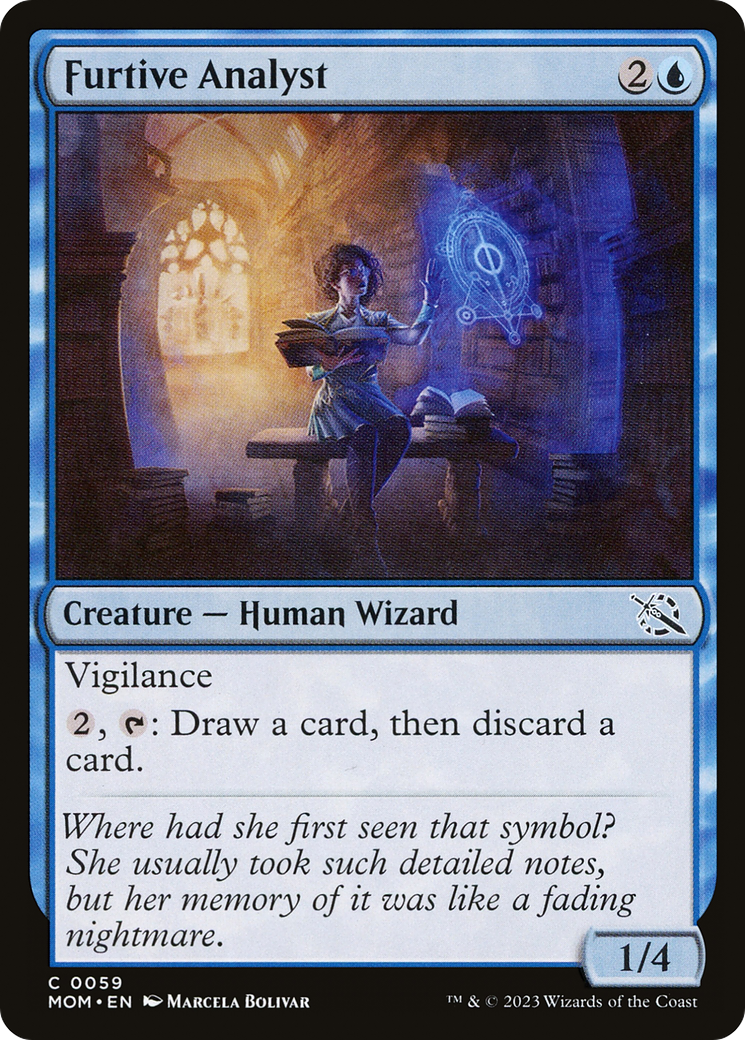 {C} Furtive Analyst [March of the Machine][MOM 059]