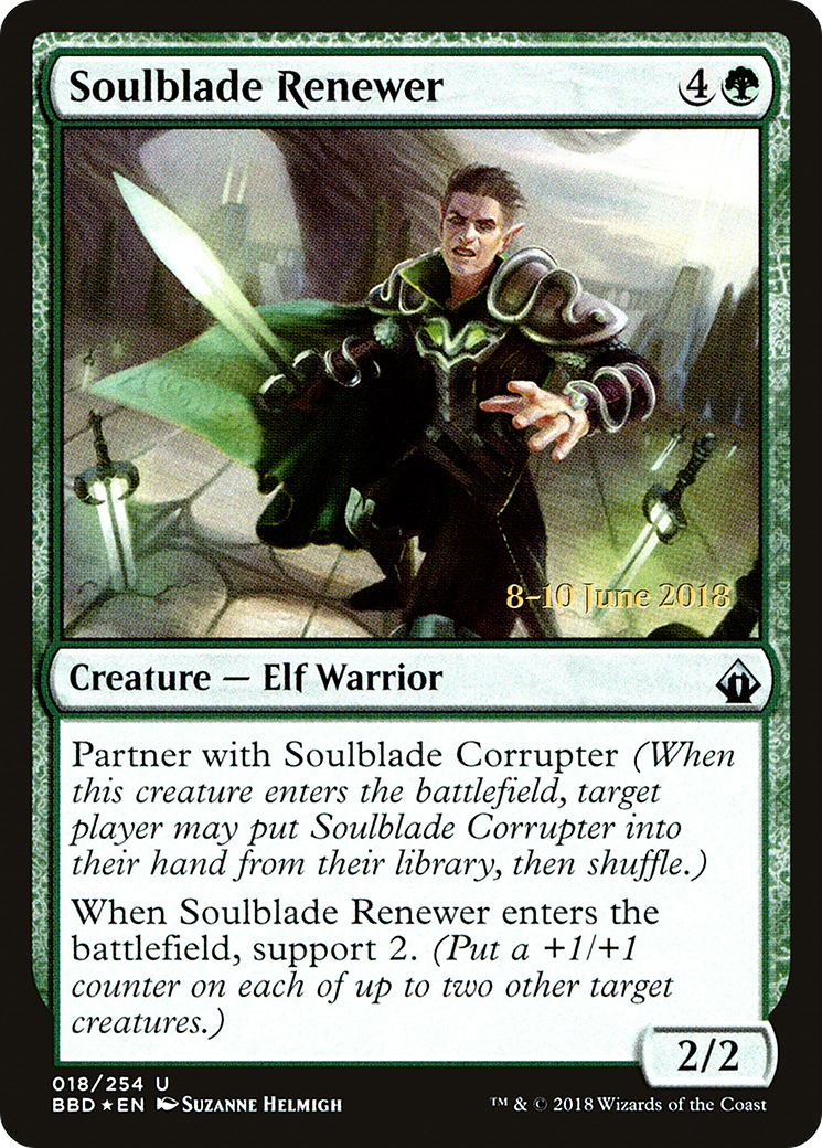 {C} Soulblade Renewer [Battlebond Prerelease Promos][PR BBD 018] - Misty Mountain Games