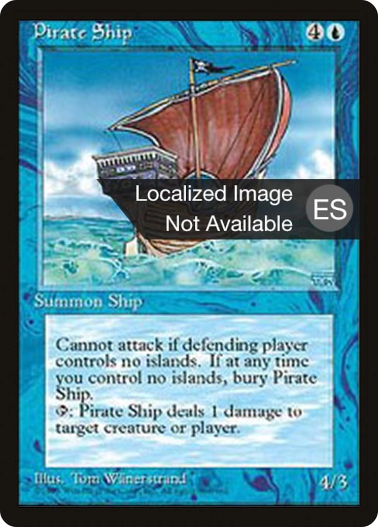{F} Pirate Ship [Fourth Edition (Foreign Black Border)][FBB 4ED 091]