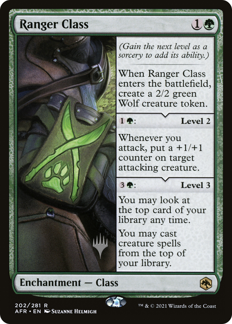 {R} Ranger Class (Promo Pack) [Dungeons & Dragons: Adventures in the Forgotten Realms Promos][PP AFR 202]