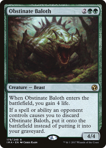 {R} Obstinate Baloth [Iconic Masters][IMA 179]