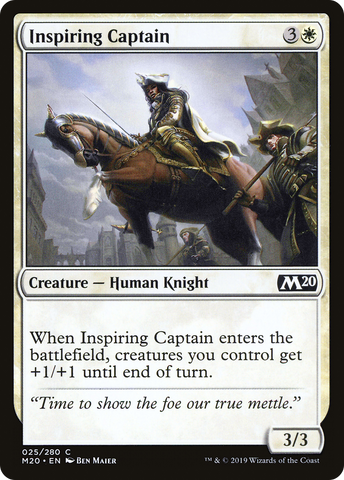 {C} Inspiring Captain [Core Set 2020][M20 025]