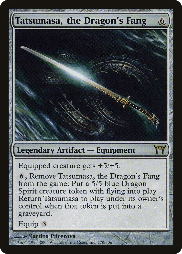 {R} Tatsumasa, the Dragon's Fang [Champions of Kamigawa][CHK 270]