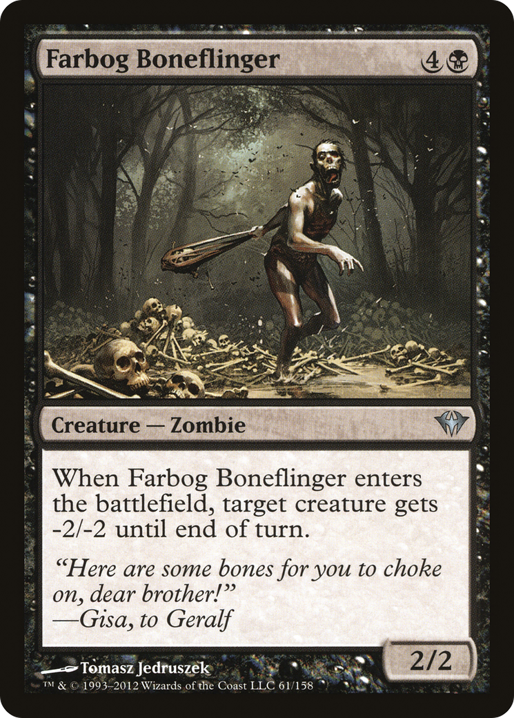 {C} Farbog Boneflinger [Dark Ascension][DKA 061]