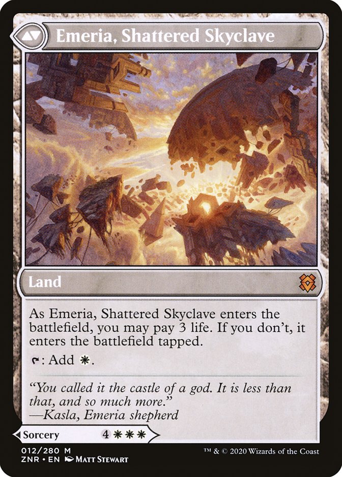 {R} Emeria's Call // Emeria, Shattered Skyclave [Zendikar Rising][ZNR 012] - Misty Mountain Games