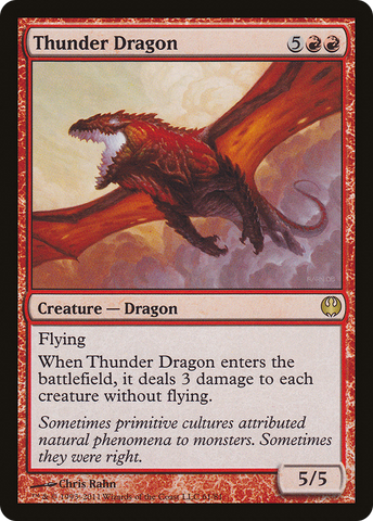 {R} Thunder Dragon [Duel Decks: Knights vs. Dragons][DDG 061]