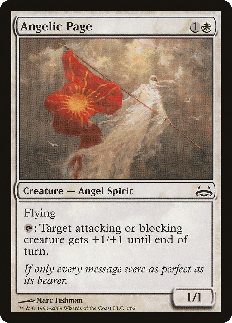 {C} Angelic Page [Duel Decks: Divine vs. Demonic][DDC 003]