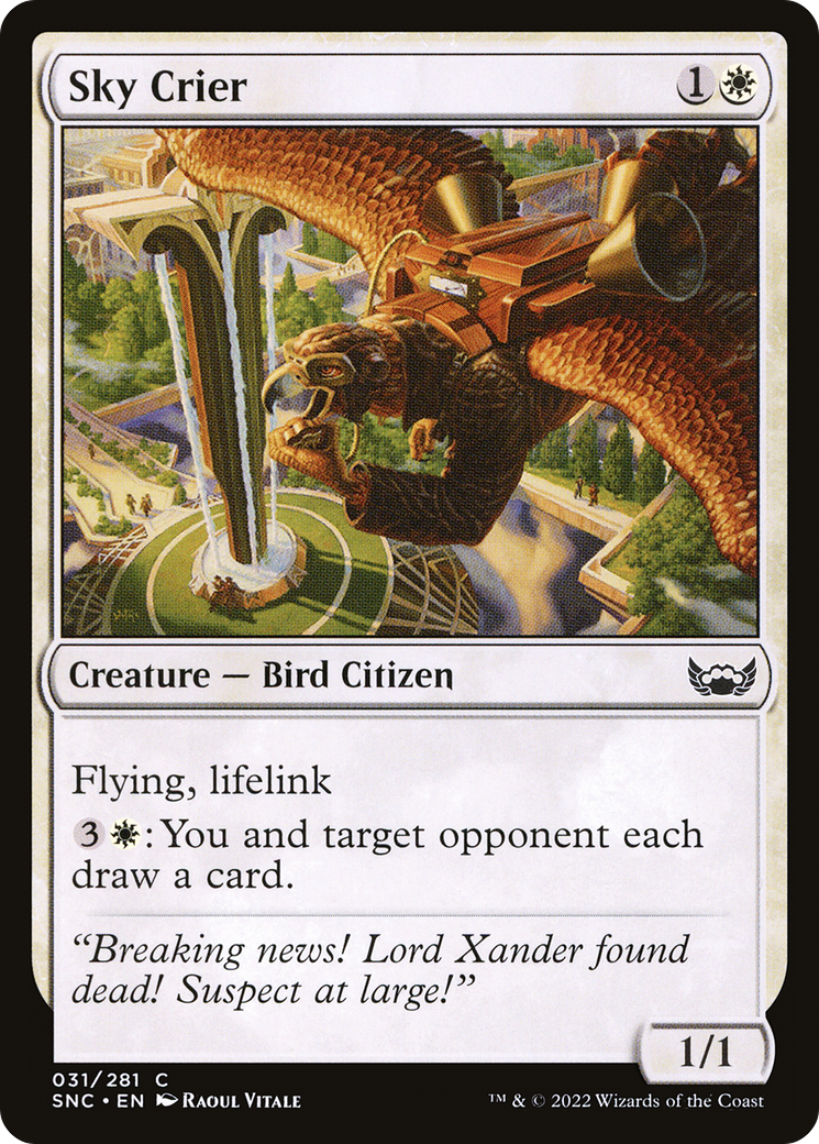 {C} Sky Crier [Streets of New Capenna][SNC 031]