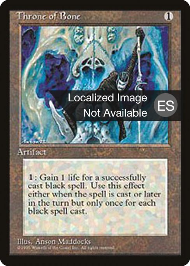 {F} Throne of Bone [Fourth Edition (Foreign Black Border)][FBB 4ED 353]