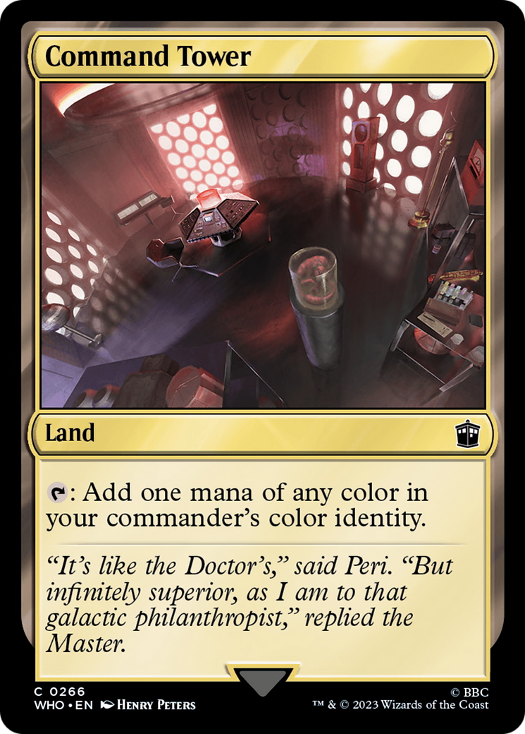 {C} Command Tower (0266) [Doctor Who][WHO 266]