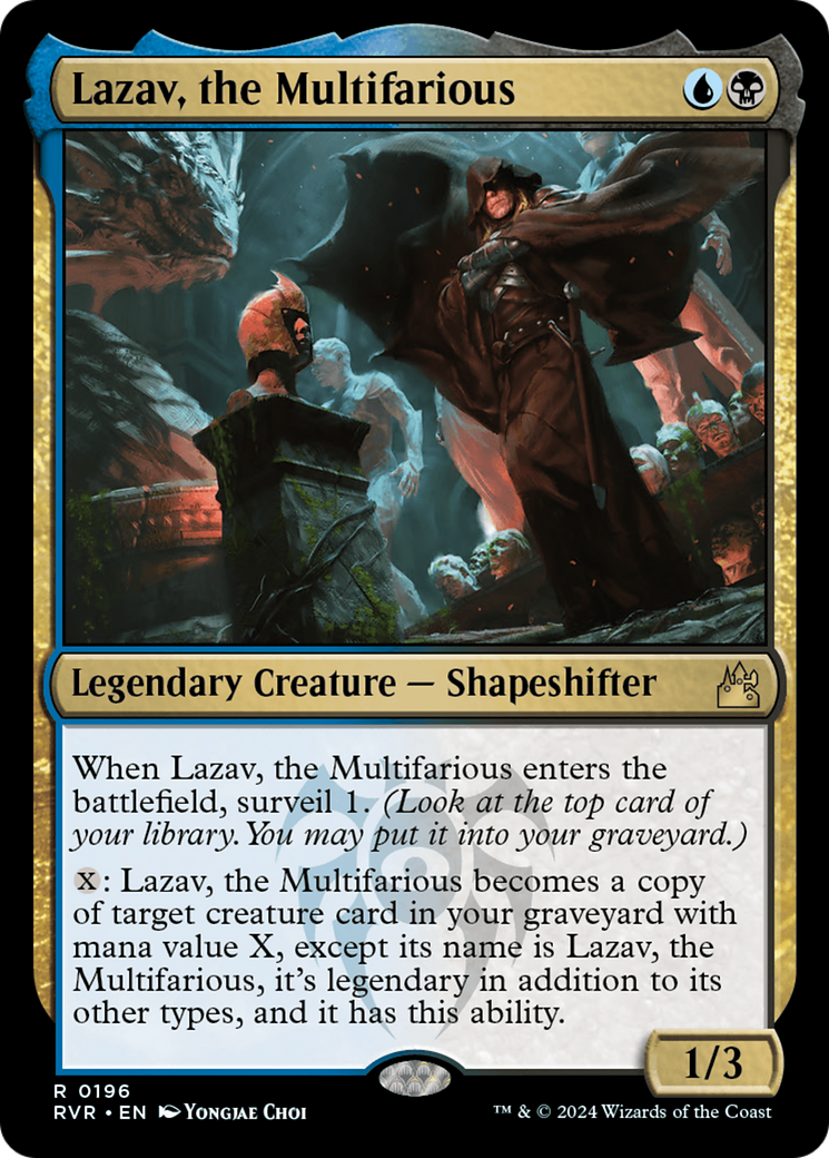 {R} Lazav, the Multifarious [Ravnica Remastered][RVR 196]