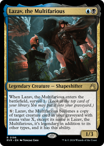 {R} Lazav, the Multifarious [Ravnica Remastered][RVR 196]