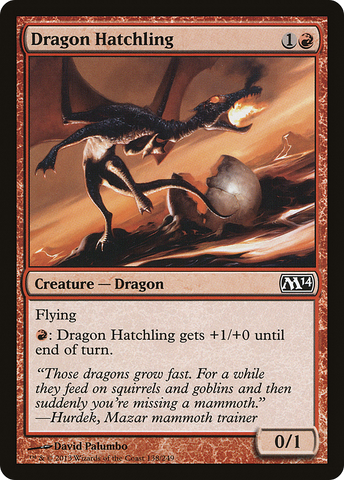 {C} Dragon Hatchling [Magic 2014][M14 138]