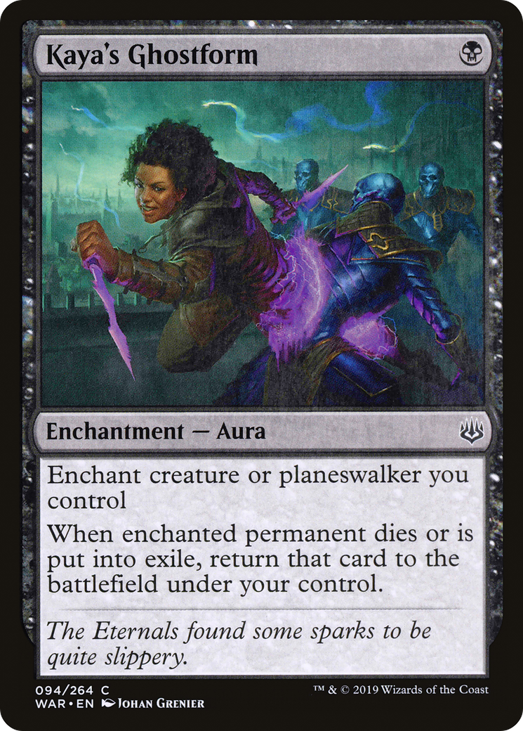 {C} Kaya's Ghostform [War of the Spark][WAR 094]