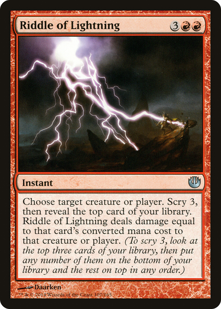 {C} Riddle of Lightning [Journey into Nyx][JOU 107] - Misty Mountain Games