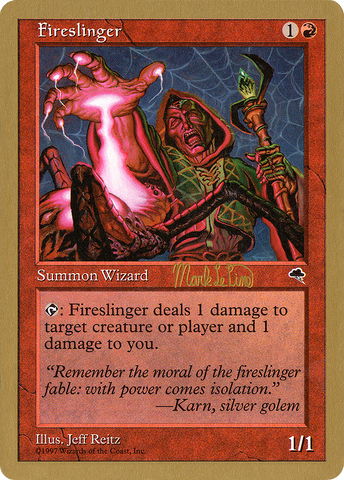 {C} Fireslinger (Mark Le Pine) [World Championship Decks 1999][GB WC99 MLP173]