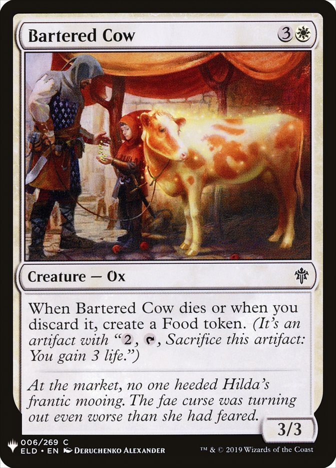 {C} Bartered Cow [Mystery Booster][MB1 ELD 006]