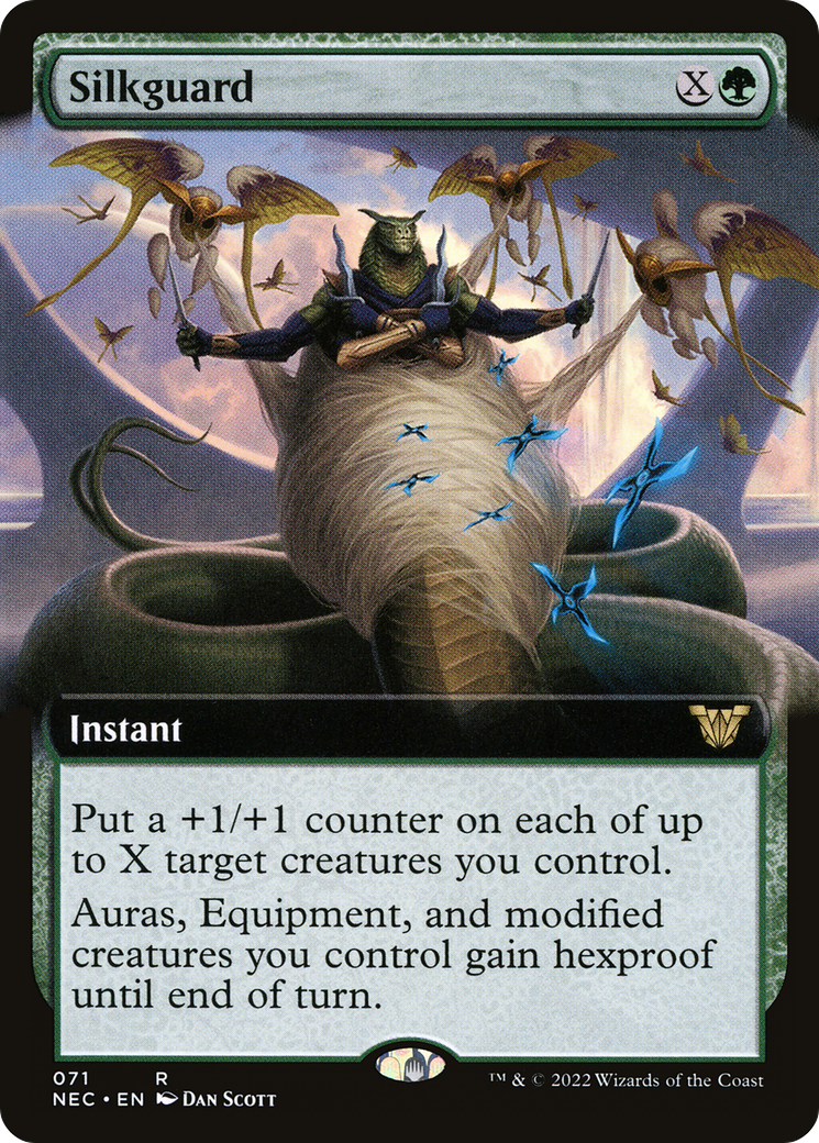 {R} Silkguard (Extended Art) [Kamigawa: Neon Dynasty Commander][NEC 071]
