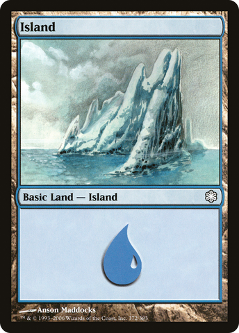 {B}[CST 372] Island (372) [Coldsnap Theme Decks]