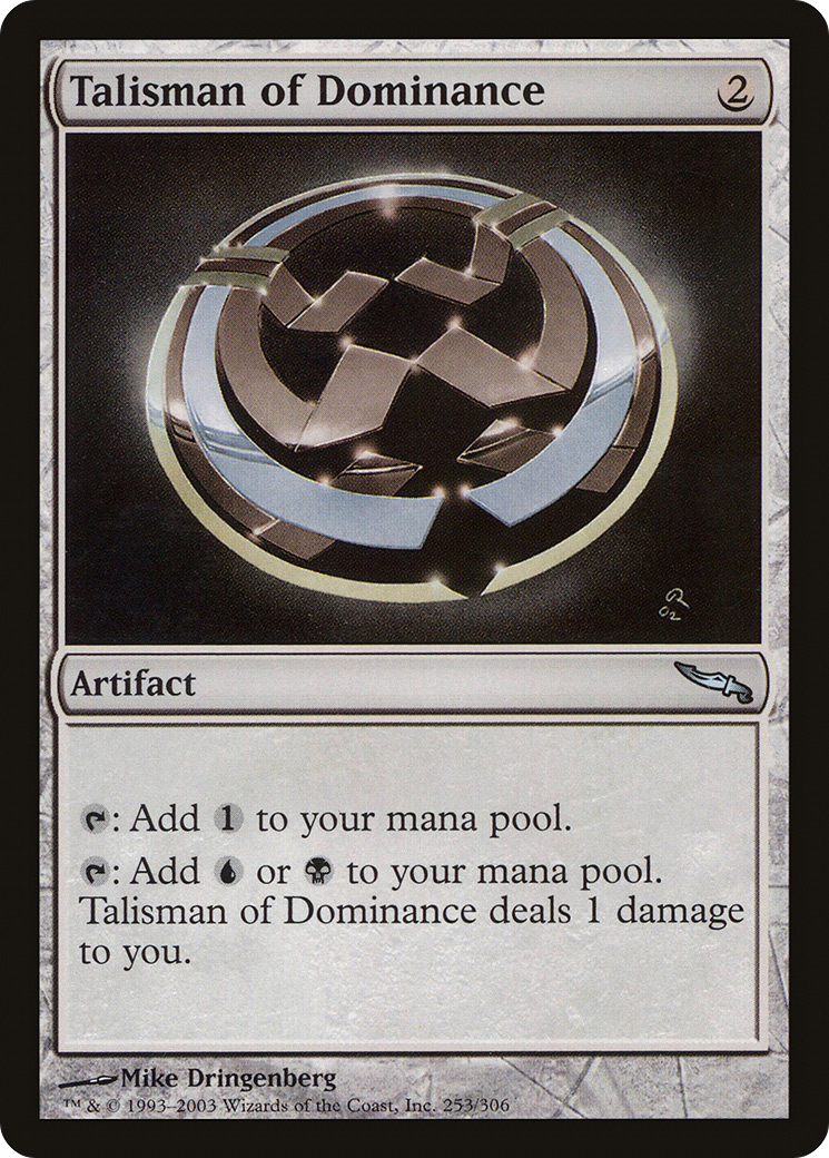 {C} Talisman of Dominance [Mirrodin][MRD 253] - Misty Mountain Games